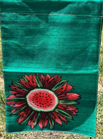 WATERMELON SUNFLOWER GARDEN FLAG