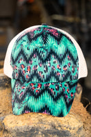 LEOPARD MESH PONYTAIL CAP