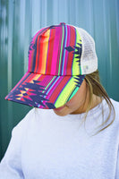 SERAPE MESH PONYTAIL CAP